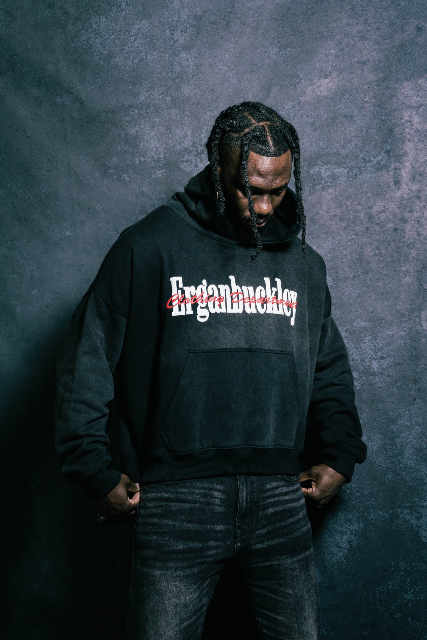 Ergan Black Hoodie