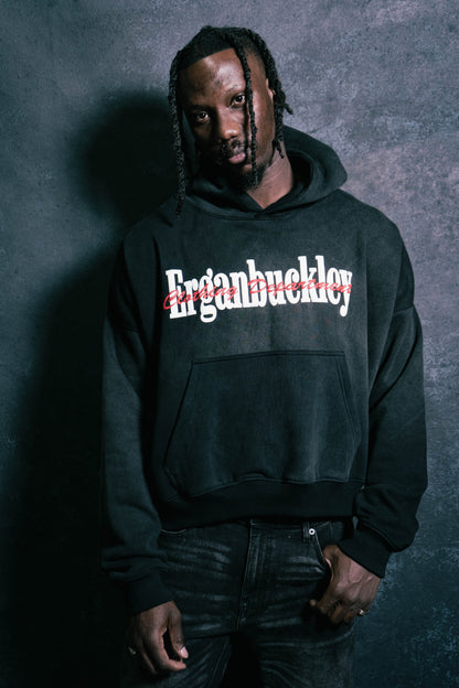 Ergan Black Hoodie