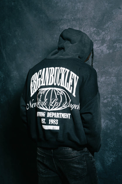Ergan Black Hoodie