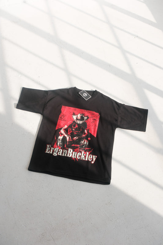 ErganBuckley Black Western Graphic Tee