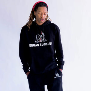 Black EB Hoodie and joggers